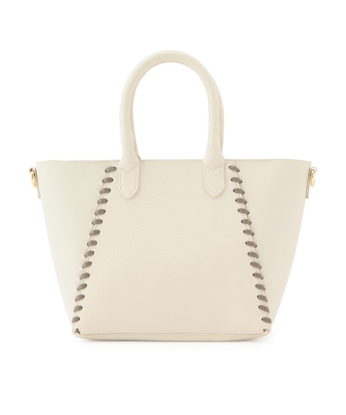 ROPE' PICNIC(ロペピクニック)の「ハンドステッチミドルトート&ショルダーバッグ(ショルダーバッグ・レディース・ブラック/ホワイト系その他5/グリーン・FREE)」の13枚目の写真