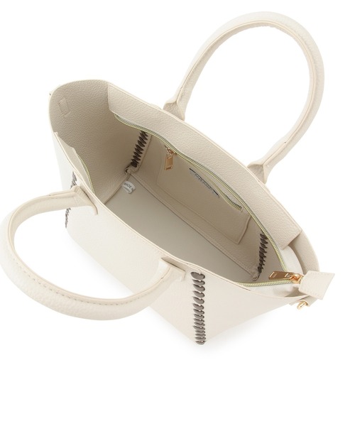 ROPE' PICNIC(ロペピクニック)の「ハンドステッチミドルトート&ショルダーバッグ(ショルダーバッグ・レディース・ブラック/ホワイト系その他5/グリーン・FREE)」の15枚目の写真