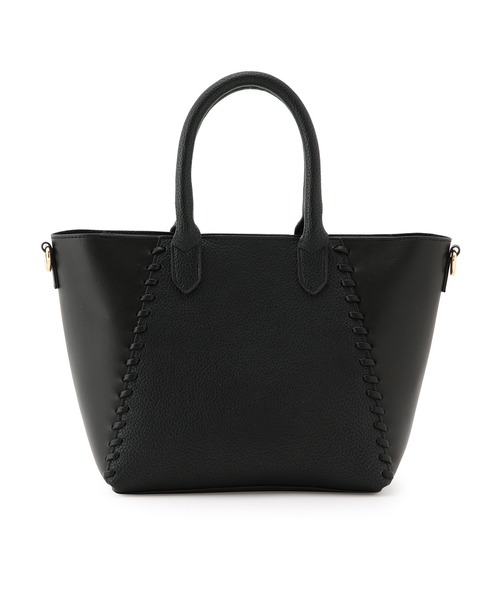 ROPE' PICNIC(ロペピクニック)の「ハンドステッチミドルトート&ショルダーバッグ(ショルダーバッグ・レディース・ブラック/ホワイト系その他5/グリーン・FREE)」の12枚目の写真