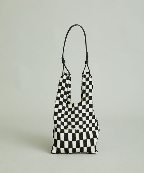 LASTFRAME（ラストフレーム）の「【LASTFRAME(ラストフレーム)】イチマツマーケットバッグ S L21202（ショルダーバッグ・レディース・ブラック/グリーン・FREE）」の2枚目の写真