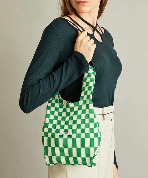 LASTFRAME（ラストフレーム）の「【LASTFRAME(ラストフレーム)】イチマツマーケットバッグ S L21202（ショルダーバッグ・レディース・ブラック/グリーン・FREE）」の16枚目の写真