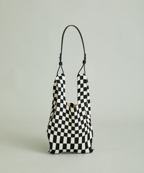 LASTFRAME（ラストフレーム）の「【LASTFRAME(ラストフレーム)】イチマツマーケットバッグ S L21202（ショルダーバッグ・レディース・ブラック/グリーン・FREE）」の6枚目の写真