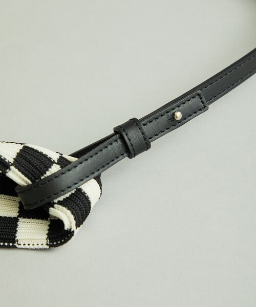 LASTFRAME（ラストフレーム）の「【LASTFRAME(ラストフレーム)】イチマツマーケットバッグ S L21202（ショルダーバッグ・レディース・ブラック/グリーン・FREE）」の9枚目の写真