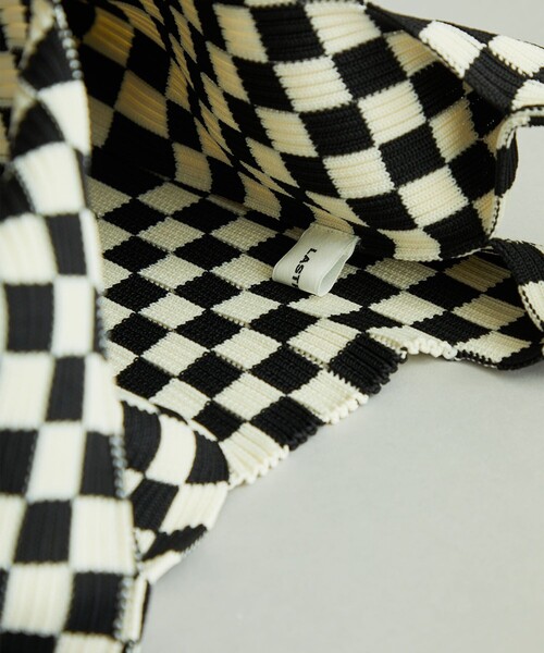 LASTFRAME（ラストフレーム）の「【LASTFRAME(ラストフレーム)】イチマツマーケットバッグ S L21202（ショルダーバッグ・レディース・ブラック/グリーン・FREE）」の7枚目の写真