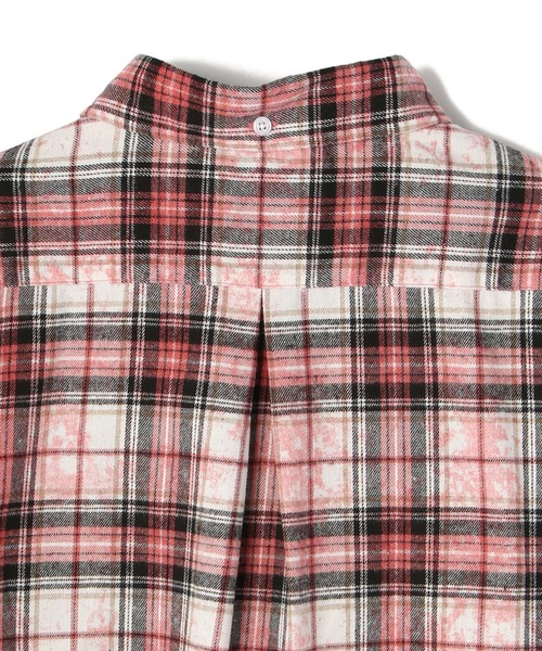 A4A（エーフォーエー）の「A4A/エーフォーエー/ブリーチ加工切り替えネルシャツ（シャツ/ブラウス・メンズ・レッド/ブルー/グリーン・FREE）」の11枚目の写真