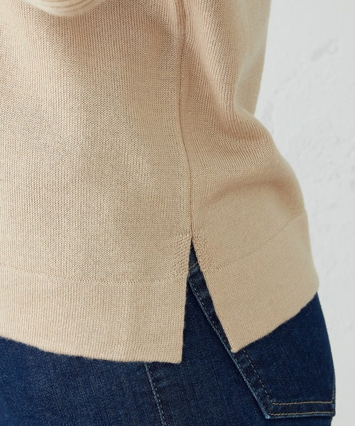 COMME CA ISM(コムサイズム)の「タートルネック ニットプルオーバー(ニット/セーター・レディース・ブラック/ベージュ/グレー/サックスブルー・SMALL/MEDIUM/LARGE)」の17枚目の写真