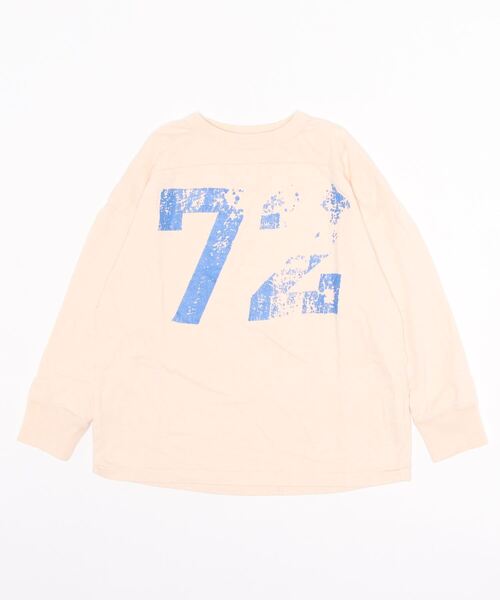 DENIM DUNGAREE（デニムダンガリー）の「ビンテージトンプキン天竺 72 Tシャツ（Tシャツ/カットソー・キッズ・ホワイト/その他1・130/140）」の2枚目の写真