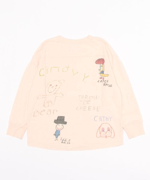 DENIM DUNGAREE（デニムダンガリー）の「ビンテージトンプキン天竺 72 Tシャツ（Tシャツ/カットソー・キッズ・ホワイト/その他1・130/140）」の3枚目の写真