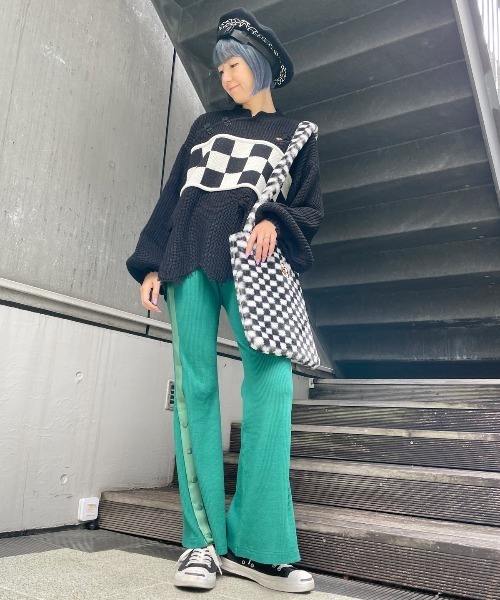 キャンディストリッパー チャイナ風ゼブラニット