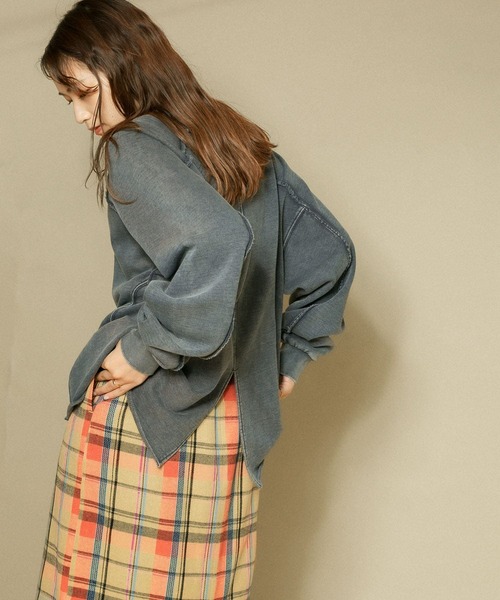 KBF（ケイビーエフ）の「ULTRA THERMOリメイクスウェット（スウェット・レディース・ベージュ系その他/ピンク/チャコールグレー・ONE）」の16枚目の写真