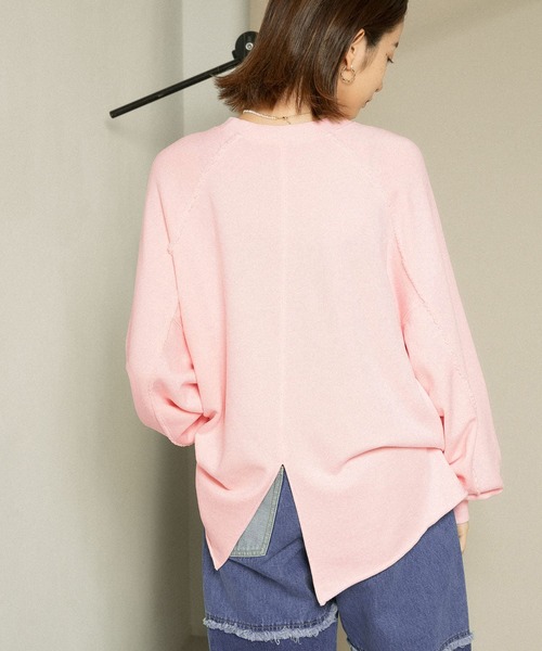 KBF（ケイビーエフ）の「ULTRA THERMOリメイクスウェット（スウェット・レディース・ベージュ系その他/ピンク/チャコールグレー・ONE）」の17枚目の写真