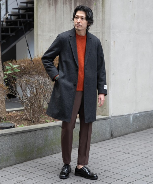 URBAN RESEARCH ROSSO MEN（アーバンリサーチロッソメン）の「『XLサイズあり』ウールライクスリムイージーパンツ（その他パンツ・メンズ・チャコールグレー/ブラック/ブラウン・MEDIUM/LARGE/X-LARGE）」の9枚目の写真