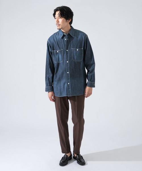 URBAN RESEARCH ROSSO MEN（アーバンリサーチロッソメン）の「『XLサイズあり』ウールライクスリムイージーパンツ（その他パンツ・メンズ・チャコールグレー/ブラック/ブラウン・MEDIUM/LARGE/X-LARGE）」の14枚目の写真