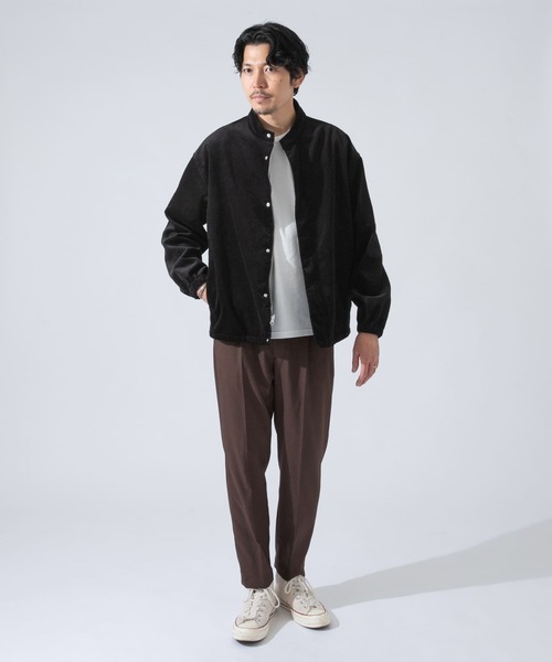 URBAN RESEARCH ROSSO MEN（アーバンリサーチロッソメン）の「『XLサイズあり』ウールライクスリムイージーパンツ（その他パンツ・メンズ・チャコールグレー/ブラック/ブラウン・MEDIUM/LARGE/X-LARGE）」の12枚目の写真