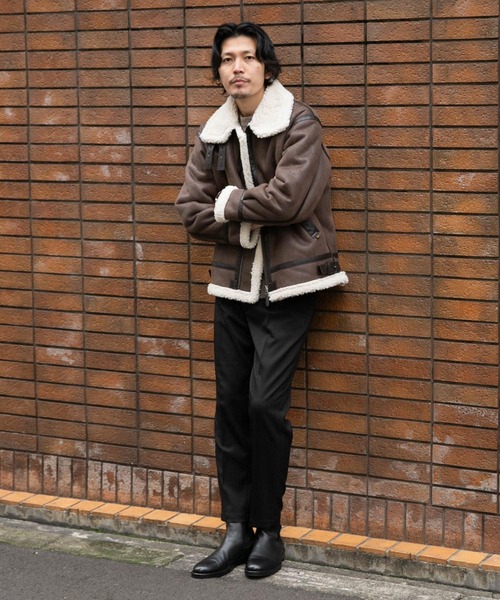 URBAN RESEARCH ROSSO MEN（アーバンリサーチロッソメン）の「『XLサイズあり』ウールライクスリムイージーパンツ（その他パンツ・メンズ・チャコールグレー/ブラック/ブラウン・MEDIUM/LARGE/X-LARGE）」の5枚目の写真