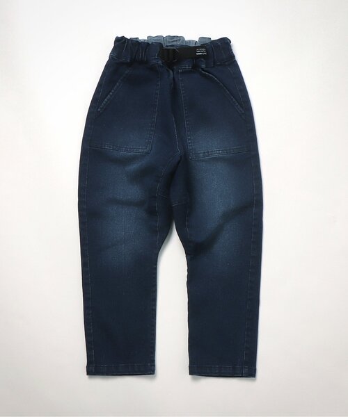 BREEZE by saori(ブリーズバイサオリ)の「WEB限定 セミワイドテーパード 10分丈 【BREEZE by saori】(その他パンツ・キッズ・キャメル/ブラック/ベージュ/カーキ/アイボリー/インディゴブルー・100/110/120/130/140/150/90)」の5枚目の写真