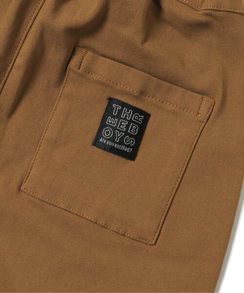 BREEZE by saori(ブリーズバイサオリ)の「WEB限定 セミワイドテーパード 10分丈 【BREEZE by saori】(その他パンツ・キッズ・キャメル/ブラック/ベージュ/カーキ/アイボリー/インディゴブルー・100/110/120/130/140/150/90)」の18枚目の写真