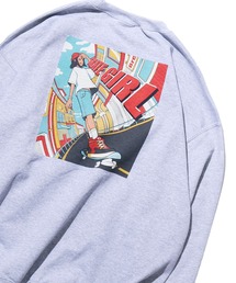 ROOPTOKYO | ROOPTOKYO×msy. コラボ SKATE Sweat スウェット クルーネック スケボー バックプリント イラストレーター(スウェット)