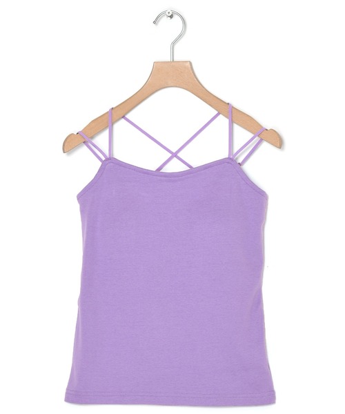 w closet（ダブルクローゼット）の「カップ付きキャミソール（キャミソール・レディース・ブラック/ダークグリーン/ブラウン/オフホワイト/ライム/パープル系その他/オレンジ/ラベンダー/グレイッシュベージュ・FREE）」の7枚目の写真