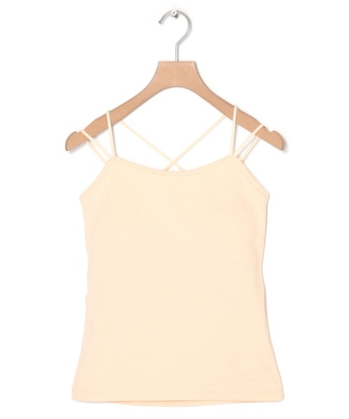 w closet（ダブルクローゼット）の「カップ付きキャミソール（キャミソール・レディース・ブラック/ダークグリーン/ブラウン/オフホワイト/ライム/パープル系その他/オレンジ/ラベンダー/グレイッシュベージュ・FREE）」の9枚目の写真