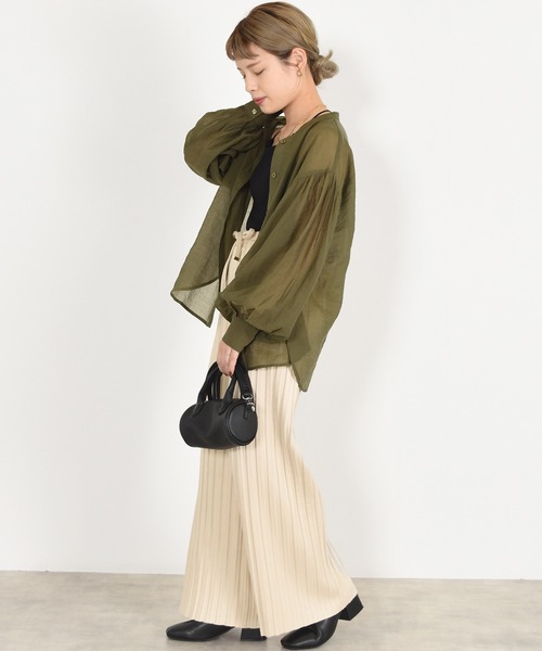 w closet（ダブルクローゼット）の「カップ付きキャミソール（キャミソール・レディース・ブラック/ダークグリーン/ブラウン/オフホワイト/ライム/パープル系その他/オレンジ/ラベンダー/グレイッシュベージュ・FREE）」の11枚目の写真