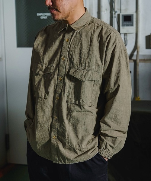 GORDON MILLER(ゴードンミラー)の「GORDON MILLER(ゴードンミラー) ORGANIC WASHER CHECK GARAGE SHIRT ( オーガニックワッシャーチェック ガレージシャツ)(2colors)(Men's)(21A-GM008)(シャツ/ブラウス・メンズ・ブラウン/グレー・M/L)」の11枚目の写真