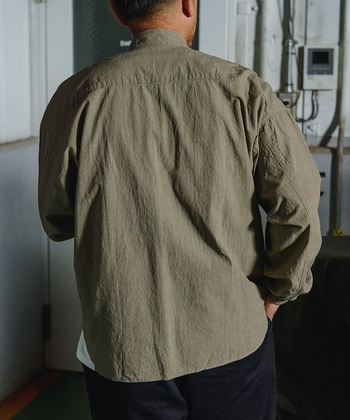 GORDON MILLER(ゴードンミラー)の「GORDON MILLER(ゴードンミラー) ORGANIC WASHER CHECK GARAGE SHIRT ( オーガニックワッシャーチェック ガレージシャツ)(2colors)(Men's)(21A-GM008)(シャツ/ブラウス・メンズ・ブラウン/グレー・M/L)」の12枚目の写真