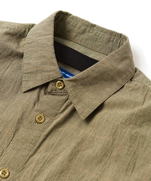 GORDON MILLER(ゴードンミラー)の「GORDON MILLER(ゴードンミラー) ORGANIC WASHER CHECK GARAGE SHIRT ( オーガニックワッシャーチェック ガレージシャツ)(2colors)(Men's)(21A-GM008)(シャツ/ブラウス・メンズ・ブラウン/グレー・M/L)」の19枚目の写真