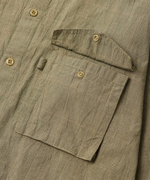 GORDON MILLER(ゴードンミラー)の「GORDON MILLER(ゴードンミラー) ORGANIC WASHER CHECK GARAGE SHIRT ( オーガニックワッシャーチェック ガレージシャツ)(2colors)(Men's)(21A-GM008)(シャツ/ブラウス・メンズ・ブラウン/グレー・M/L)」の21枚目の写真