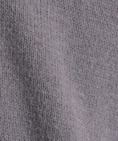 coen（コーエン）の「モヘアタッチニットVネックルーズカーディガン（カーディガン/ボレロ・メンズ・グレー/ブラック・MEDIUM/X-LARGE/SMALL/LARGE）」の16枚目の写真