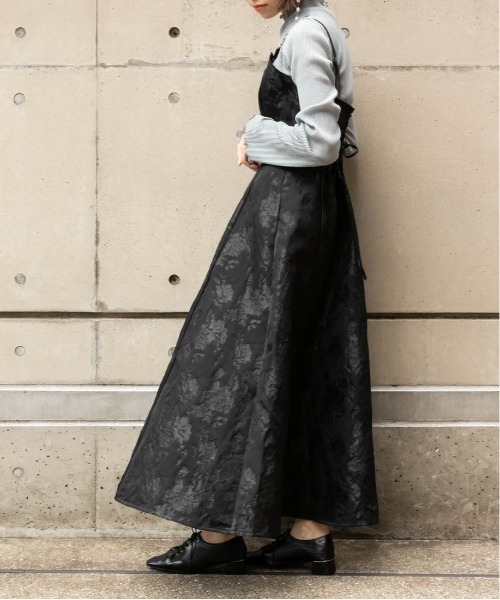 RANDA（ランダ）の「ビットデザインジャガードワンピース（ワンピース・レディース・ピンク/ネイビー/ブラック・0/1）」の15枚目の写真