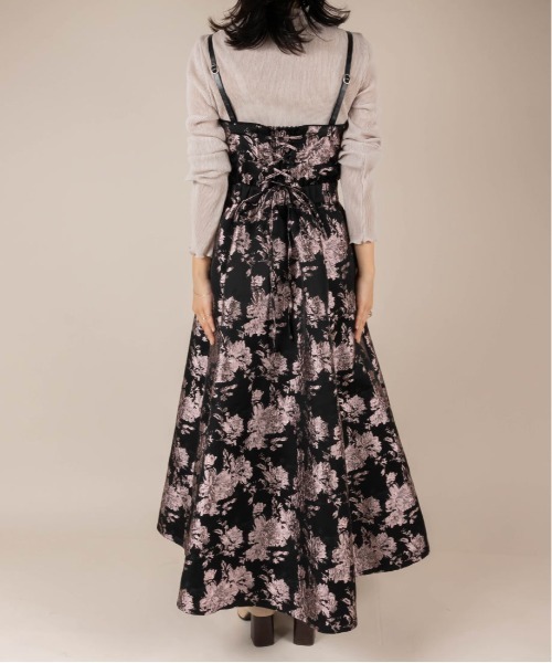 RANDA（ランダ）の「ビットデザインジャガードワンピース（ワンピース・レディース・ピンク/ネイビー/ブラック・0/1）」の19枚目の写真