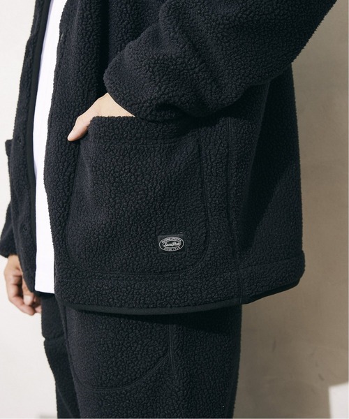 JOURNAL STANDARD relume(ジャーナルスタンダード レリューム)の「◆【Snow Peak/スノーピーク】別注 Thermal ボアフリース カーディガン(カーディガン/ボレロ・メンズ・ブラック・MEDIUM/LARGE)」の15枚目の写真