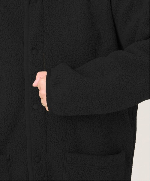 JOURNAL STANDARD relume(ジャーナルスタンダード レリューム)の「◆【Snow Peak/スノーピーク】別注 Thermal ボアフリース カーディガン(カーディガン/ボレロ・メンズ・ブラック・MEDIUM/LARGE)」の16枚目の写真