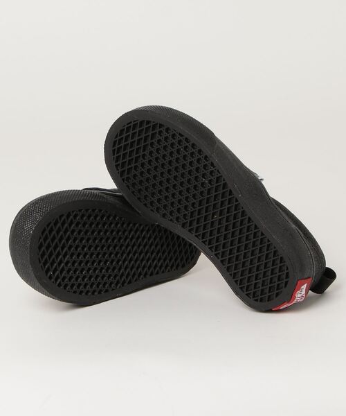 VANS（バンズ）の「VANS ヴァンズ SLIP ON(14-21) キッズ スリッポン V98CS GLT BLACK/GLT（スニーカー・キッズ・ブラック・15 /18/16/14/20/19/21/17）」の2枚目の写真