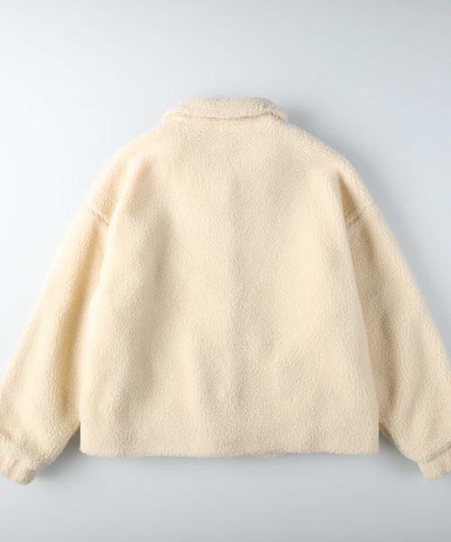FILA（フィラ）の「【FILA】ボアジャケット（その他アウター・レディース・オフホワイト/ライトブラウン・L/M）」の10枚目の写真