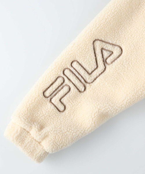 FILA（フィラ）の「【FILA】ボアジャケット（その他アウター・レディース・オフホワイト/ライトブラウン・L/M）」の14枚目の写真