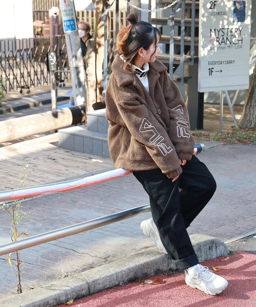 FILA（フィラ）の「【FILA】ボアジャケット（その他アウター・レディース・オフホワイト/ライトブラウン・L/M）」の19枚目の写真