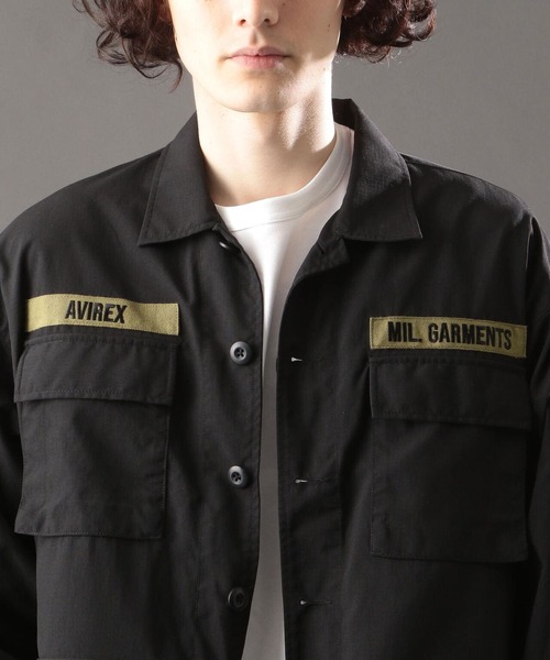 AVIREX（アヴィレックス）の「MILITARY GARMENTS BAGGY FIT B.D.U. JACKET/ ミリタリーガーメンツ バギーフィットB.D.Uジャケット（ミリタリージャケット・レディース・ブラック/ベージュ/オリーブ・1/2/3）」の6枚目の写真