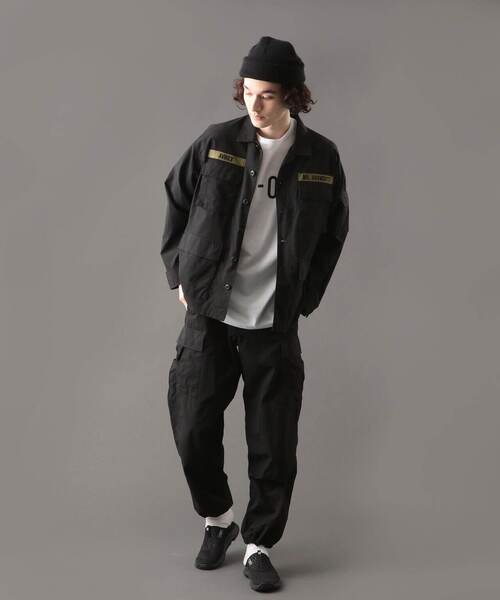 AVIREX（アヴィレックス）の「MILITARY GARMENTS BAGGY FIT B.D.U. JACKET/ ミリタリーガーメンツ バギーフィットB.D.Uジャケット（ミリタリージャケット・レディース・ブラック/ベージュ/オリーブ・1/2/3）」の12枚目の写真