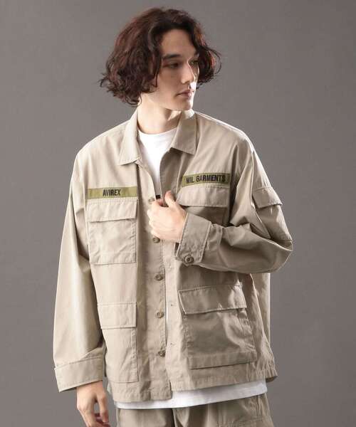 AVIREX（アヴィレックス）の「MILITARY GARMENTS BAGGY FIT B.D.U. JACKET/ ミリタリーガーメンツ バギーフィットB.D.Uジャケット（ミリタリージャケット・レディース・ブラック/ベージュ/オリーブ・1/2/3）」の13枚目の写真