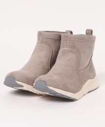 【earthmusic&ecology Blue Label】 軽量ダッドスニーカー調ショートブーツ EM-805【厚底】