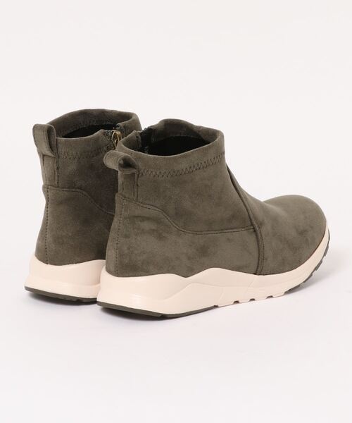 earth music&ecology Blue Label（アースミュージックアンドエコロジーブルーレーベル）の「【earthmusic&ecology Blue Label】　軽量ダッドスニーカー調ショートブーツ　EM-805【厚底】（ブーツ・レディース・カーキ/グレー/ダークベージュ・LL/S/L/M）」の5枚目の写真