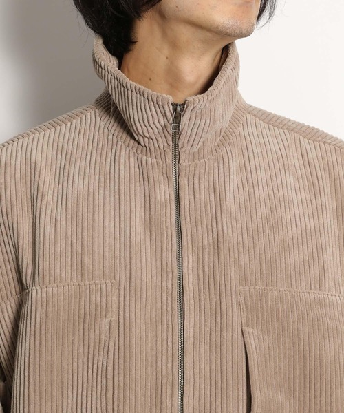 niko and...（ニコアンド）の「[セットアップ対応]コーデュロイZIPアップブルゾン（ブルゾン・メンズ・ベージュ/グリーン/チャコール・MEDIUM/LARGE）」の14枚目の写真
