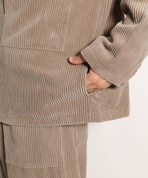 niko and...（ニコアンド）の「[セットアップ対応]コーデュロイZIPアップブルゾン（ブルゾン・メンズ・ベージュ/グリーン/チャコール・MEDIUM/LARGE）」の17枚目の写真
