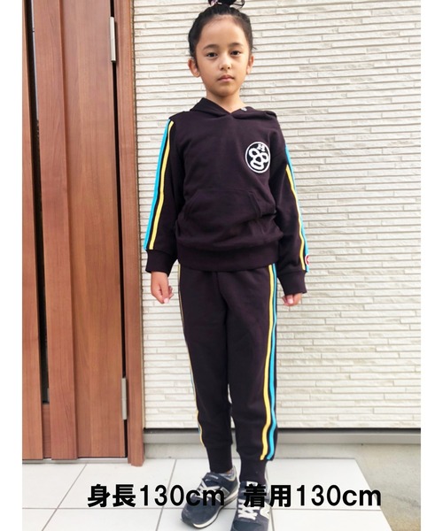 HEAD ROCK（ヘッドロック）の「フーデッドトレーナー（パーカー・キッズ・ブラック/ネイビー/グレー/カーキ/ブラック系その他/ブルー系その他/グレー系その他/グリーン系その他・100/110/120/130/140/150）」の16枚目の写真