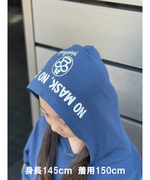 HEAD ROCK（ヘッドロック）の「フーデッドトレーナー（パーカー・キッズ・ブラック/ネイビー/グレー/カーキ/ブラック系その他/ブルー系その他/グレー系その他/グリーン系その他・100/110/120/130/140/150）」の17枚目の写真