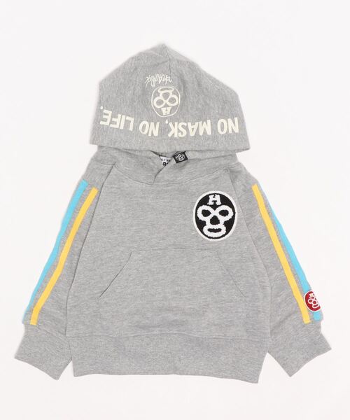 HEAD ROCK（ヘッドロック）の「フーデッドトレーナー（パーカー・キッズ・ブラック/ネイビー/グレー/カーキ/ブラック系その他/ブルー系その他/グレー系その他/グリーン系その他・100/110/120/130/140/150）」の10枚目の写真