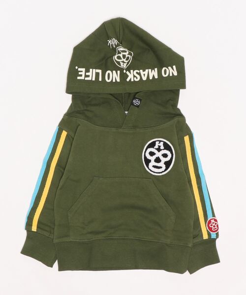 HEAD ROCK（ヘッドロック）の「フーデッドトレーナー（パーカー・キッズ・ブラック/ネイビー/グレー/カーキ/ブラック系その他/ブルー系その他/グレー系その他/グリーン系その他・100/110/120/130/140/150）」の11枚目の写真