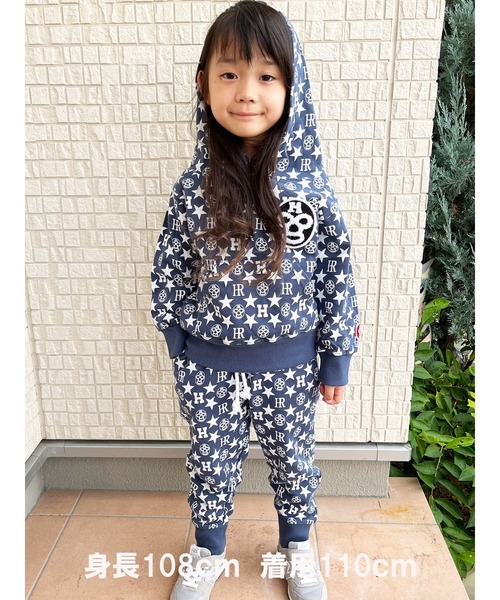 HEAD ROCK（ヘッドロック）の「フーデッドトレーナー（パーカー・キッズ・ブラック/ネイビー/グレー/カーキ/ブラック系その他/ブルー系その他/グレー系その他/グリーン系その他・100/110/120/130/140/150）」の18枚目の写真